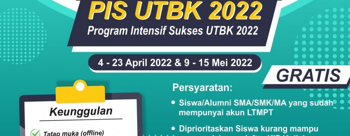 Program intensif Sukses UTBK 2022